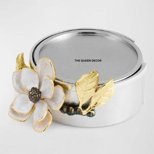 Posavasos de Metal Dorado Personalizado al Por Mayor, Posavasos con Acabado Dorado Martillado para Decoración del Hogar y Bodas - Product Image 2