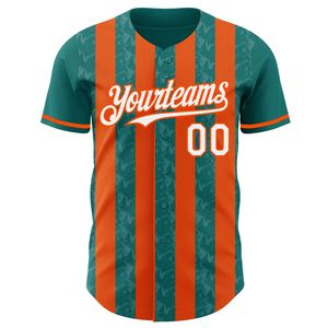 Camiseta de Béisbol Premium 100% Poliéster - Nombre del Equipo Personalizado Impreso por Transferencia Térmica, Transpirable, Unisex, para Adultos - Product Image 4