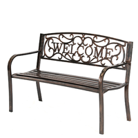 Banc de Jardin Papillon Antique en Fonte