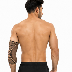 Manchons de protection en caoutchouc personnalisables avec logo, légers, respirants, pour le soutien des coudes, pour hommes, sport, fitness, gym, entraînement - Product Image 2