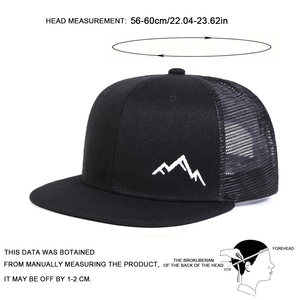Winter Breathable Waterproof Mesh Camp <b>Cap</b> Unisex Adjustable <b>Quick</b> <b>Dry</b> Flat Four Seasons for Sports Travel Casual Outdoor Use - Product Image 6