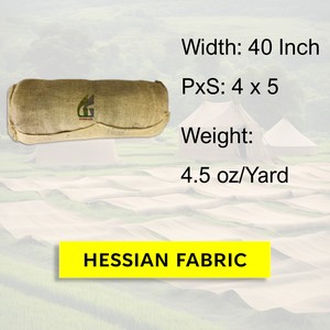 Tissus en toile de jute de 40 pouces, 4,5 oz, 80 yards par rouleau, tissu en jute de Hesse, vente en gros par le fabricant Goodman Global Bangladesh - Product Image 2
