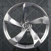 Jantes forgées sur mesure XINLAI Monobloc 5x112 5x114.3 5x120 19 20 21 pouces Face usinée argentée 5 branches fendues pour BMW E92