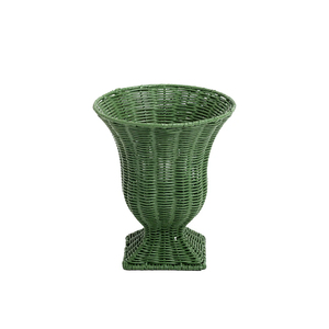 Best Selling Handwoven <b>Wicker</b> Rattan <b>Vase</b> Decorative Flower Holder for Home Decor OEM Supplier Export - Product Image 5