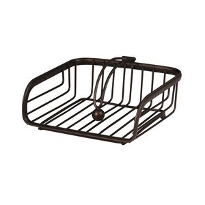 High Trending Minimalist Design Matte <b>Black</b> Powder Coated Finished Iron Napkin Holder For Outdoor Dining Restaurant Tableware - Product Image 3