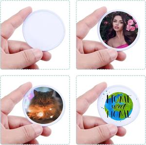 Meilleures ventes : Patchs tissés personnalisés, motif cœur 3D, accessoire de chapeau, paillettes, tissu de sublimation, support en PU à crochet, direct usine 2026 - Product Image 2