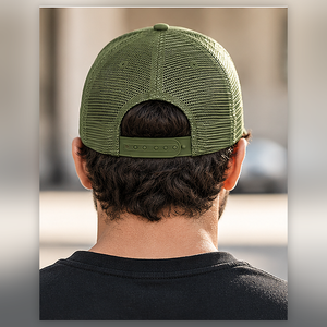 Casquette Trucker Unisexe à 6 Panneaux en Mousse, Dos en Maille, Visière Plate, Fermeture Snapback, Logo Brodé, Design Personnalisé, Faible MOQ - Product Image 5
