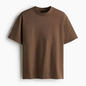 Camiseta de Manga Corta para Hombre, Color Sólido, Corte Regular, Cuello Redondo, Informal, de Algodón Transpirable, Diseño Liso, para Verano, con Logotipo Personalizado - Product Image 3