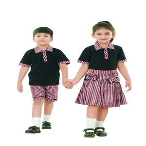 Servicio OEM disponible, conjuntos de ropa para niños de viscosa/poliéster de alta calidad para uniformes escolares unisex, hechos a medida - Product Image 6