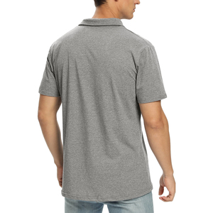 Camisas Polo para Hombre, Modernas, Antiarrugas, 100% Algodón, Camisa Polo de Algodón Puro, Tejida, con Botones, Manga Corta, Corte Regular - Product Image 4