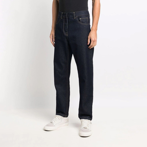 Pantalones Vaqueros de Mezclilla para Hombre, Corte Regular, Pierna Recta, Lavado Azul, Clásicos, Cinco Bolsillos, de Algodón, Nuevos - Product Image 5