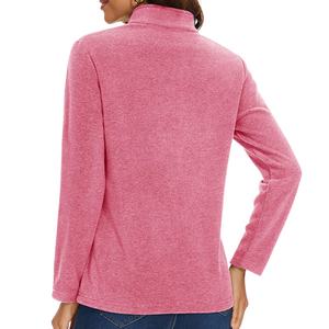 Sudadera corta de gran tamaño con media cremallera personalizada de alta calidad para mujer, Sudadera con capucha de manga larga sólida, estilo informal transpirable a prueba de viento - Product Image 5