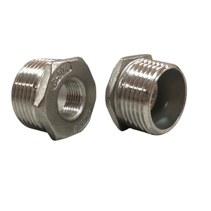 Bague hexagonale en acier inoxydable moulé sur mesure OEM/ODM avec logo personnalisé, raccords de tuyauterie de haute précision pour diverses industries, finition lisse - Product Image 4