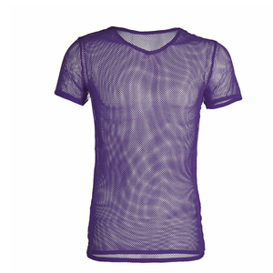 Men's Front Logo Knitted Mesh Fitness <b>T</b>-<b>Shirt</b> Breathable Quick Dry Comfortable Workout Custom Size Wholesale Price - Product Image 1