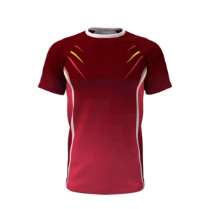 Sublimation Sports T <b>Shirts</b> Custom Printed Full Color 100% Polyester <b>Moisture</b> <b>Wicking</b> Quick Dry for Gym Training T-<b>shirts</b> - Product Image 2