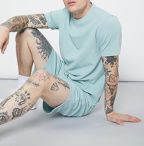 Conjunto de Verano Personalizado 2026, Diseño Nuevo, Logotipo Personalizado, Talla Grande, Dos Piezas, Conjunto Corto Transpirable para Hombre, Calidad Premium - Product Image 4