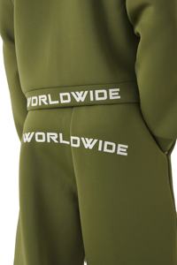 Customized High Quality Men's Zipper <b>Hoodie</b> Tracksuits <b>Oversized</b> Drop Shoulder With Baggy Trouser 100% Cotton <b>Fleece</b> For Winter - Product Image 5