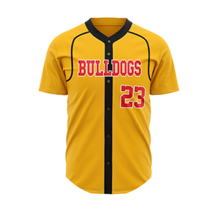 Uniforme de béisbol sublimado con logotipo personalizado, uniforme de béisbol con botones completos, transpirable, para entrenamiento, jersey de béisbol con botones completos, de secado rápido para hombre - Product Image 2