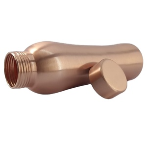 Botella de agua potable de cobre puro de alta calidad, recipiente de plástico para beneficios para la salud - Product Image 1