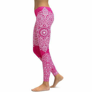 Activewear Compression <b>Pocket</b> Women's High Waist Yoga <b>Leggings</b> Solid Eco-Friendly Breathable Quick Dry Satin Spandex/Polyester - Product Image 2