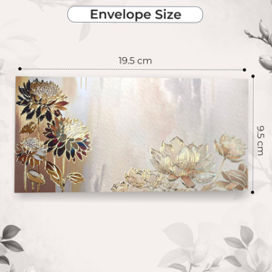 Enveloppes de luxe pour mariage, Shagun Hongbao Lai Si, pochettes cadeaux rouges pour argent, élégantes enveloppes pour cadeaux en espèces, vente en gros - Product Image 3