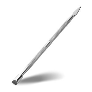 Outil de manucure en acier inoxydable, outil de manucure et de pédicure durable pour les ongles, pousse-cuticules à 2 extrémités - Product Image 1