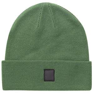 Gorro de punto con dobladillo plano y opciones de etiqueta personalizada para marcas de moda independientes, accesorios de marca privada y pedidos al por mayor - Product Image 1