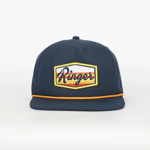 Unisex Dark Blue Custom Embroidery Logo Snapback Hats 5-Panel Unstructured Sport Adjustable 100% Cotton Animal Vietnam Factory - Product Image 3