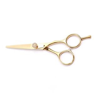 Ciseaux de barbier pour hommes à lame arrondie en acier inoxydable, avec poignée confortable, dernier design, pour la coupe et l'éclaircissement des cheveux, personnalisables - Product Image 5