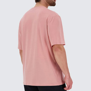 ผู้ผลิตเสื้อผ้า OEM ขายส่ง เสื้อยืดโอเวอร์ไซส์ทรงหลวมสำหรับทุกเพศ แบบเรียบ ไม่มีลาย พิมพ์โลโก้ตามสั่ง ผ้าฝ้าย 100% แห้งเร็ว - Product Image 2