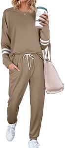 Survêtement de sport pour femme, ensemble décontracté à manches longues et fermeture éclair, pour la course à pied, Jogging, Sweat-shirt athlétique, - Product Image 6