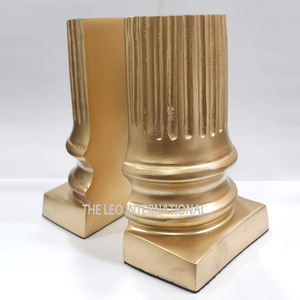 Par de Sujetalibros de Latón con Forma de Hoja de Ginkgo, Decorativos para Dormitorio, con Base Plateada, Modernos y Elegantes, para Oficina y Estudio - Product Image 6