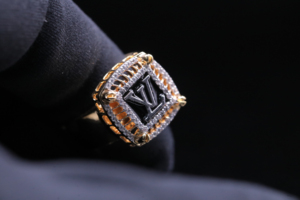 Anillo de banda de burbujas Full Eternity GRA 925 chapado en rodio con moissanita, joyería moderna para hombre - Product Image 4
