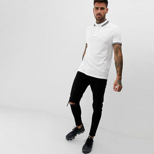 Camiseta Polo Moderna de 200 GSM, Algodón y Poliéster, Ligera, Fácil de Cuidar, Transpirable, Ropa Casual para Hombre, Proveedor de Marca Privada OEM - Product Image 6