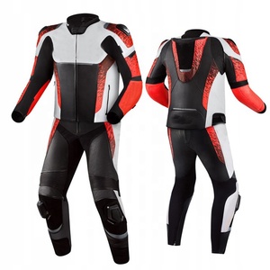 Nouveauté Combinaisons de moto en cuir respirant Couleurs personnalisées professionnelles Logo Hommes Haute qualité - Product Image 1