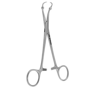 Pinzas de acero Roeder para huesos pequeños con pinza perforadora, utilizadas para sujetar toallas, paños quirúrgicos y tejidos. - Product Image 3