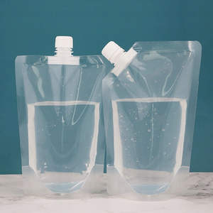 Pochettes souples personnalisées en papier kraft recyclé PCR, écologiques, avec bec verseur, pour liquides - Product Image 4