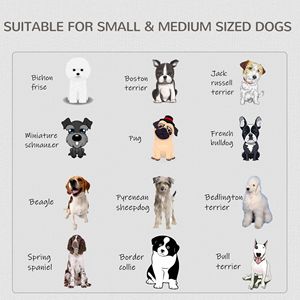 Cuccia per Cani a Doppia Porta Stile Mobiletto/Tavolino per Cani di Piccola e Media Taglia - Cuccia e Arredamento per Animali Domestici - Product Image 3