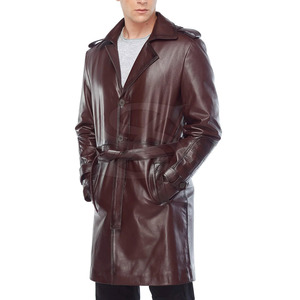 Wholesale Fashion Design <b>Men's</b> Autumn Winter Oversized PU Leather Biker <b>Jacket</b> Coats - Product Image 1