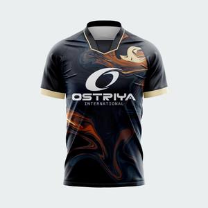 Camisetas de Fútbol Transpirables de Secado Rápido con Estampado por Transferencia de Calor, 100% Poliéster, para Todas las Temporadas, Manga Corta, Nombre del Equipo Personalizado en el Cuello - Product Image 6