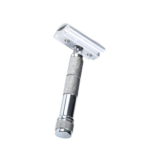 Rasoir à double tranchant réutilisable en acier inoxydable, rasoir durable pour le soin de la barbe, pour usage professionnel et personnel - Product Image 5