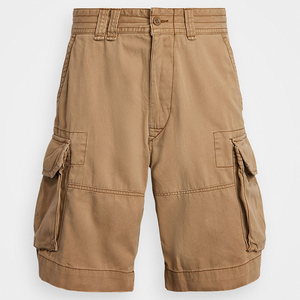 Pantalones Cortos Cargo Casuales de Alta Calidad para Hombre, Largos hasta la Rodilla, Hechos en Pakistán, de Lona 100% Algodón, Diseño Sólido, Resistentes al Viento, Estilo Bermuda - Product Image 1