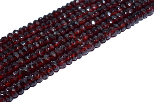 ลูกปัดโกเมนโมซัมบิกธรรมชาติขนาด5-6มม. อัญมณีหลวมสำหรับทำเครื่องประดับ - Product Image 3