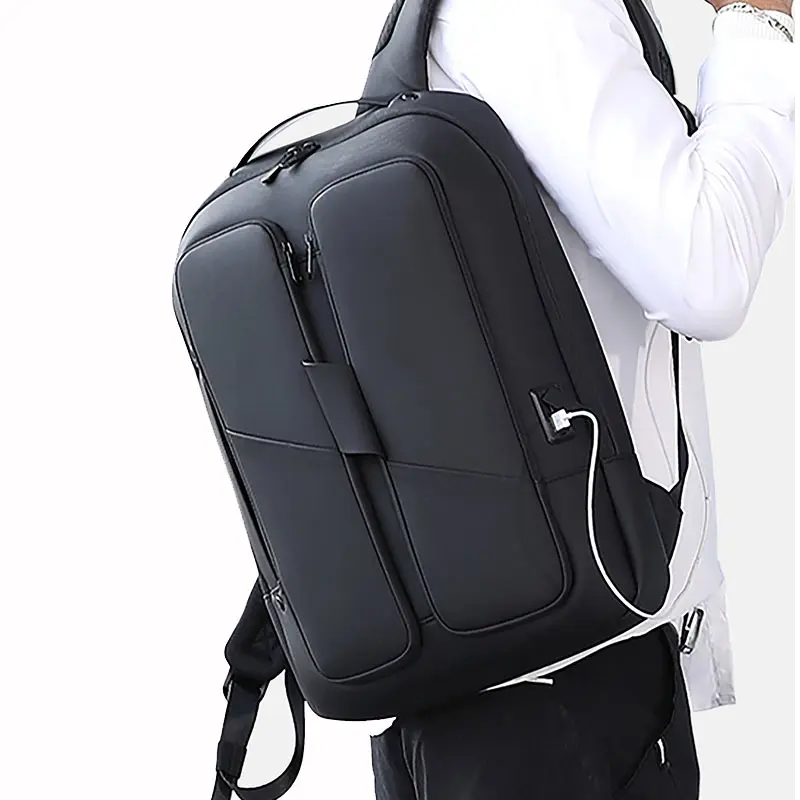 2024 Fashion New Men's Business Backpack Multi Functional Technology Computer Bag Large Capacity Travel Backpack