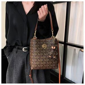 Vintage Lady Fashion Women's <b>Shoulder</b> Bag Faux Leather Letter Pattern Single <b>Strap</b> Zipper Closure Daily Use All Seasons - Product Image 1