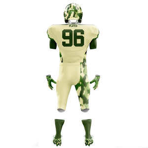 Teamwear Uniform High Quality Digital Printing Club American Football Uniform 100% Polyester Breathable Quick Dry Sublimated - Product Image 3