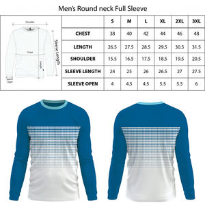 Camiseta de Manga Larga para Hombre, Talla Grande, de Secado Rápido, Transpirable, Ecológica, Antiarrugas, con Diseño Personalizado por Sublimación - Product Image 6