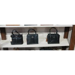 Black Color Real Animal Hide Genuine Leather Handbags Ladies Shopping Bags Lightweight Classic Style Daily Use - Product Image 1