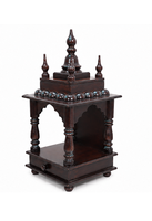 Temple hindou en bois Mandir pour la décoration intérieure