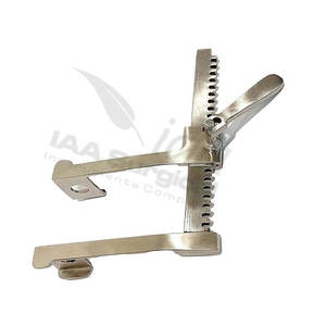 Instrumentos Quirúrgicos IAA IAI-SR-64, Retractor de Costillas Manual de Acero Inoxidable con 2 Cuchillas, Pinza Separadora, Certificado CE, Reutilizable - Product Image 4